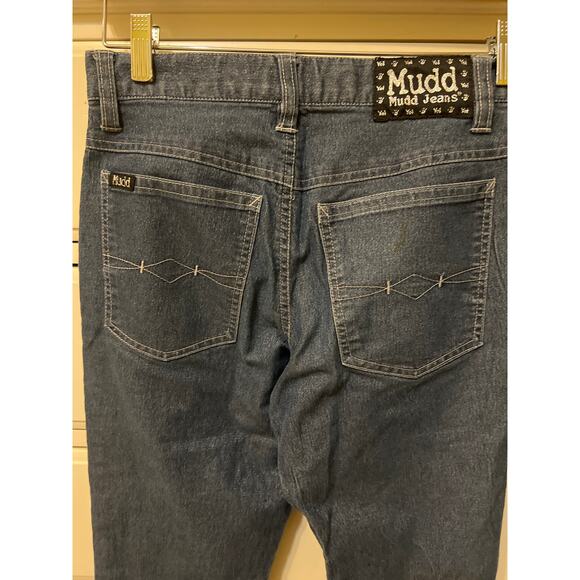 Vintage Y2K Mudd Flare Wide Leg Bell Bottom Jeans Women's Size 3 Denim 90s - Picture 4 of 8